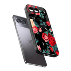 wildflower back phone cover | glass case for oneplus nord 4