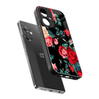 wildflower back phone cover | glass case for oneplus nord ce 3