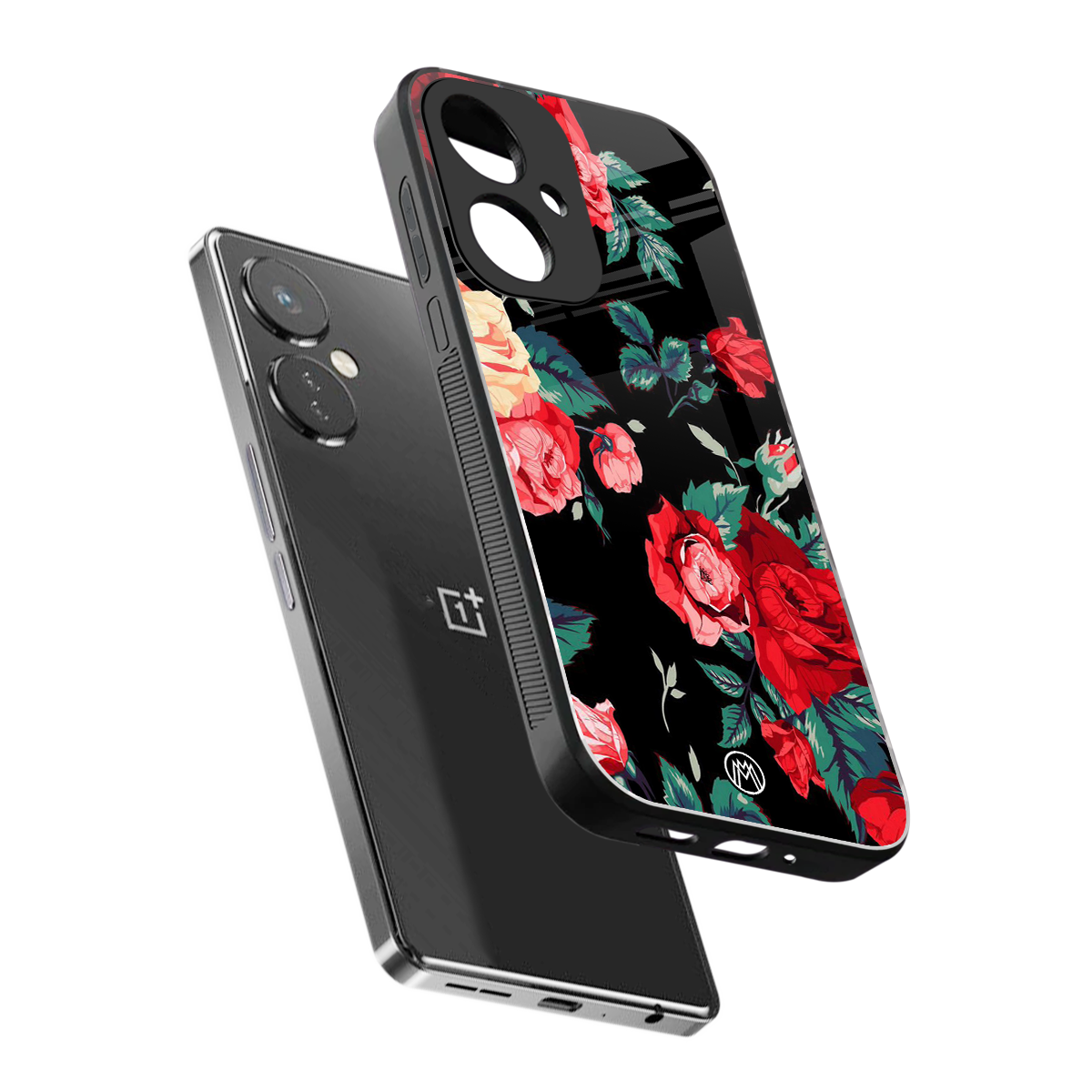 wildflower back phone cover | glass case for oneplus nord ce 3