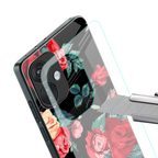 wildflower back phone cover | glass case for oneplus nord ce 3