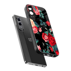 wildflower back phone cover | glass case for oneplus nord ce 4 lite