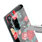 wildflower back phone cover | glass case for oneplus nord ce 4 lite