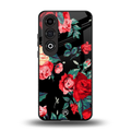 wildflower back phone cover | glass case for oneplus nord ce 4
