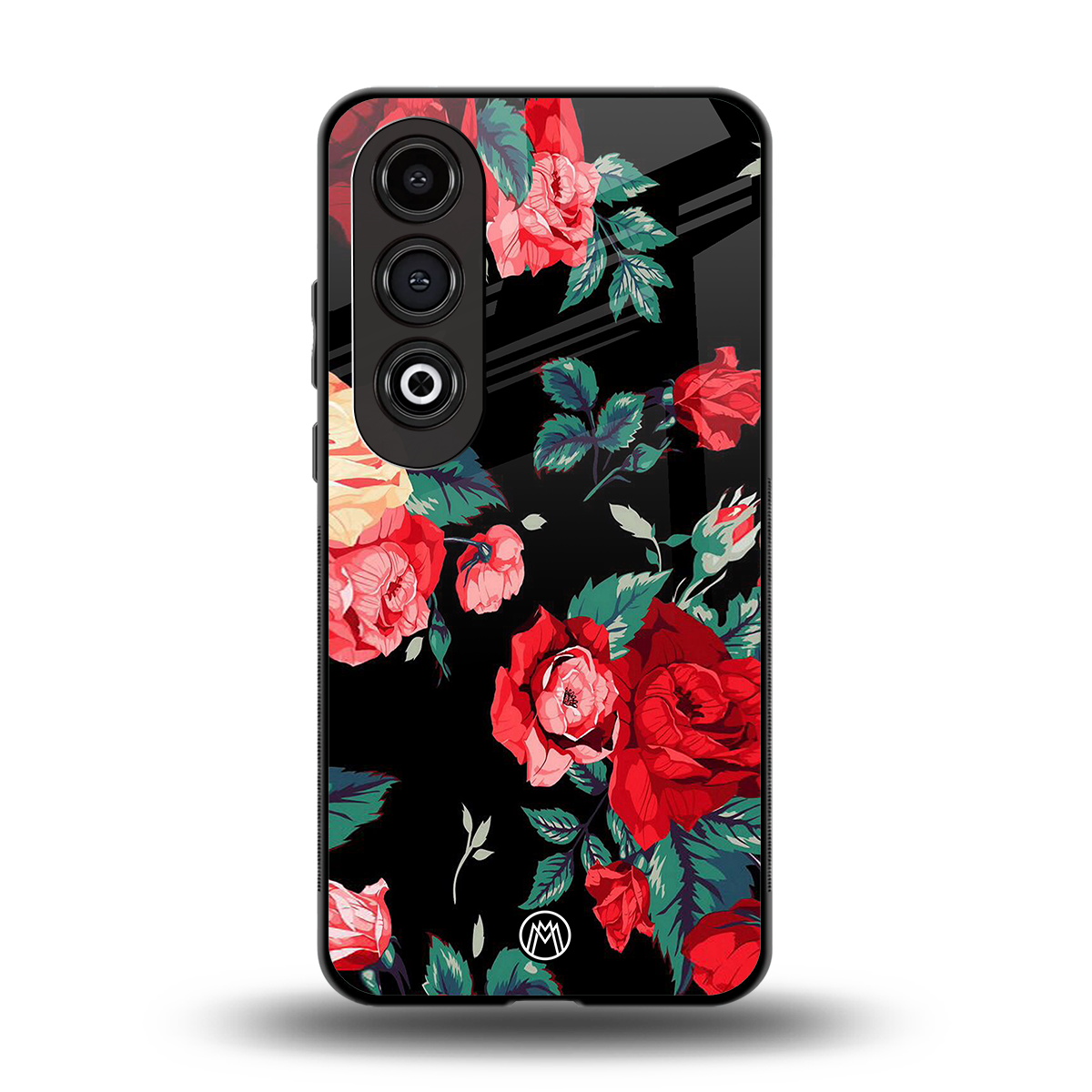 wildflower back phone cover | glass case for oneplus nord ce 4