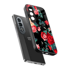 wildflower back phone cover | glass case for oneplus nord ce 4
