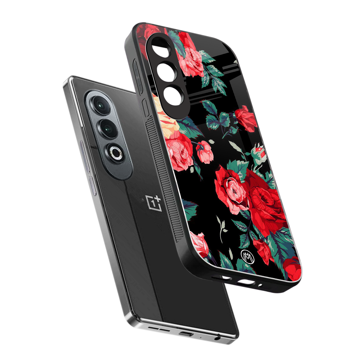 wildflower back phone cover | glass case for oneplus nord ce 4
