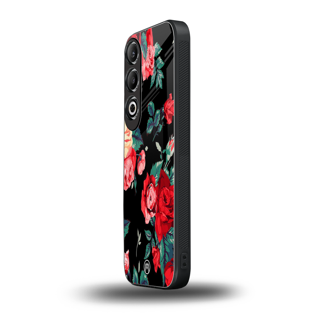 wildflower back phone cover | glass case for oneplus nord ce 4