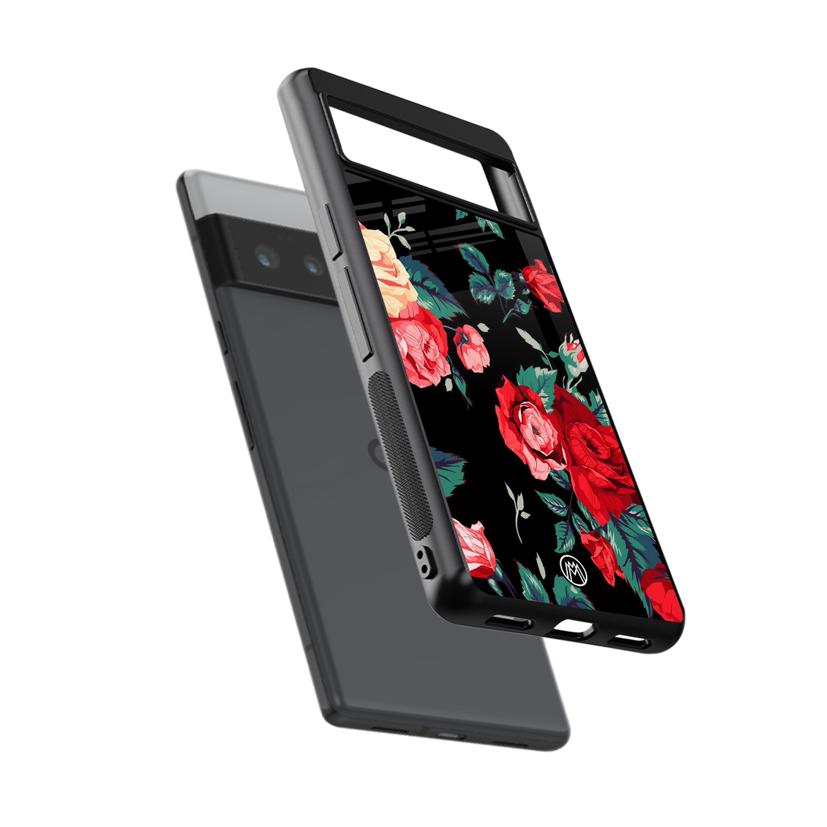 wildflower back phone cover | glass case for google pixel 6 pro