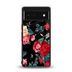 wildflower back phone cover | glass case for Google Pixel 6A