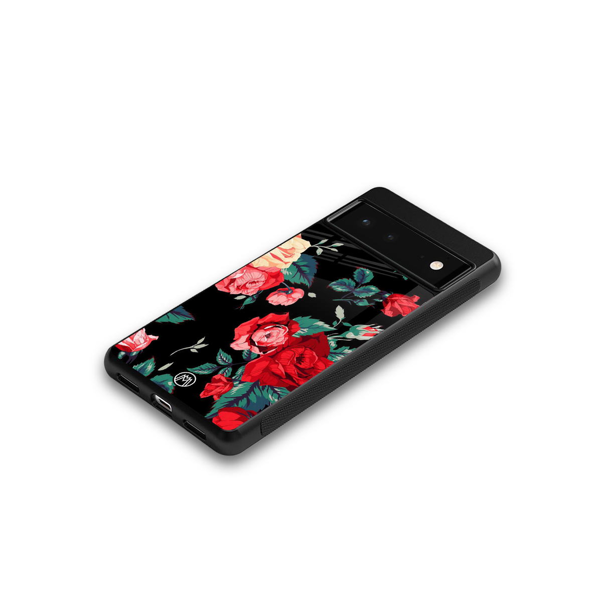 wildflower back phone cover | glass case for google pixel 6