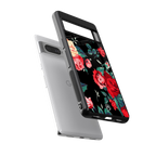 wildflower back phone cover | glass case for google pixel 7 pro