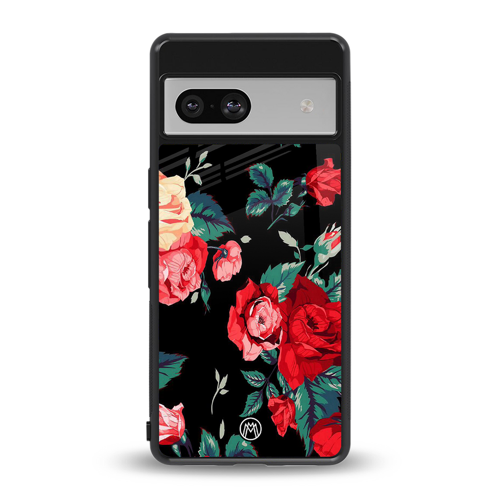 wildflower back phone cover | glass case for Google Pixel 7
