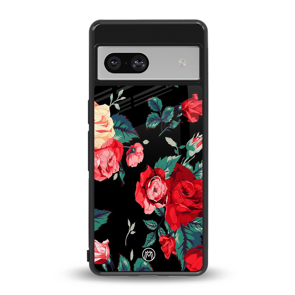 wildflower back phone cover | glass case for Google Pixel 7A