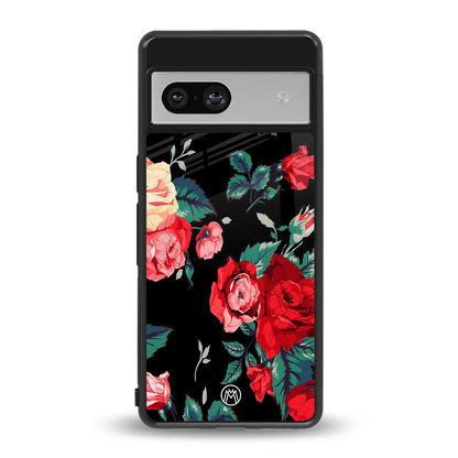 wildflower back phone cover | glass case for Google Pixel 7A