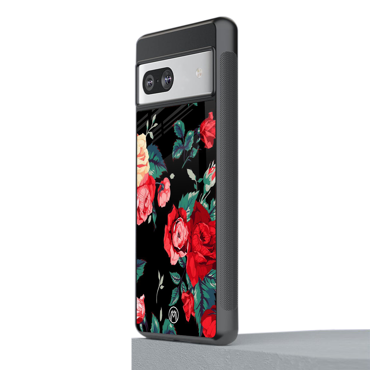 wildflower back phone cover | glass case for Google Pixel 7A