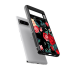 wildflower back phone cover | glass case for google pixel 8 pro