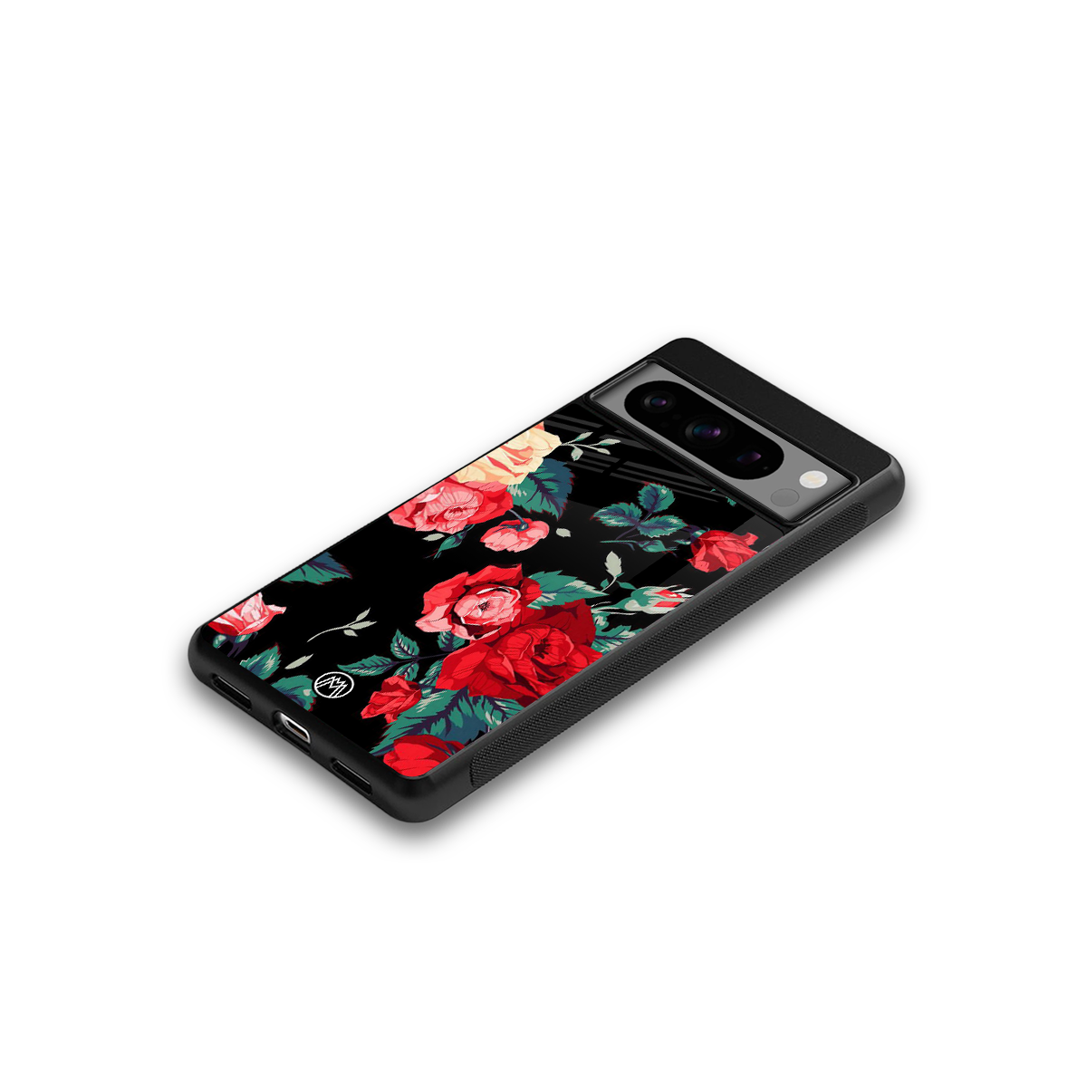 wildflower back phone cover | glass case for google pixel 8 pro