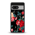 wildflower back phone cover | glass case for Google Pixel 8