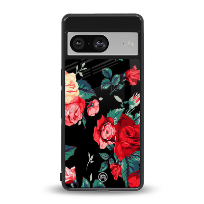 wildflower back phone cover | glass case for Google Pixel 8