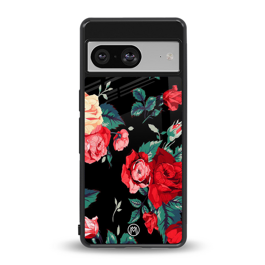 wildflower back phone cover | glass case for Google Pixel 8