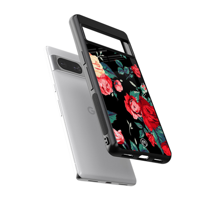 wildflower back phone cover | glass case for Google Pixel 8