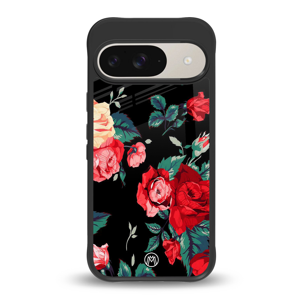 wildflower back phone cover | glass case for google pixel 9