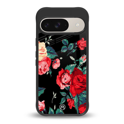 wildflower back phone cover | glass case for google pixel 9