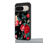 wildflower back phone cover | glass case for google pixel 9