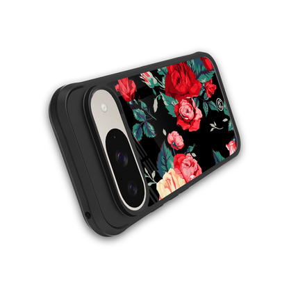 wildflower back phone cover | glass case for google pixel 9