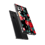 wildflower back phone cover | glass case for samsung galaxy s23 ultra