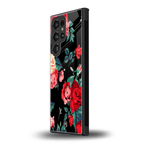 wildflower back phone cover | glass case for samsung galaxy s23 ultra