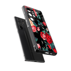 wildflower back phone cover | glass case for samsung galaxy s25 ultra