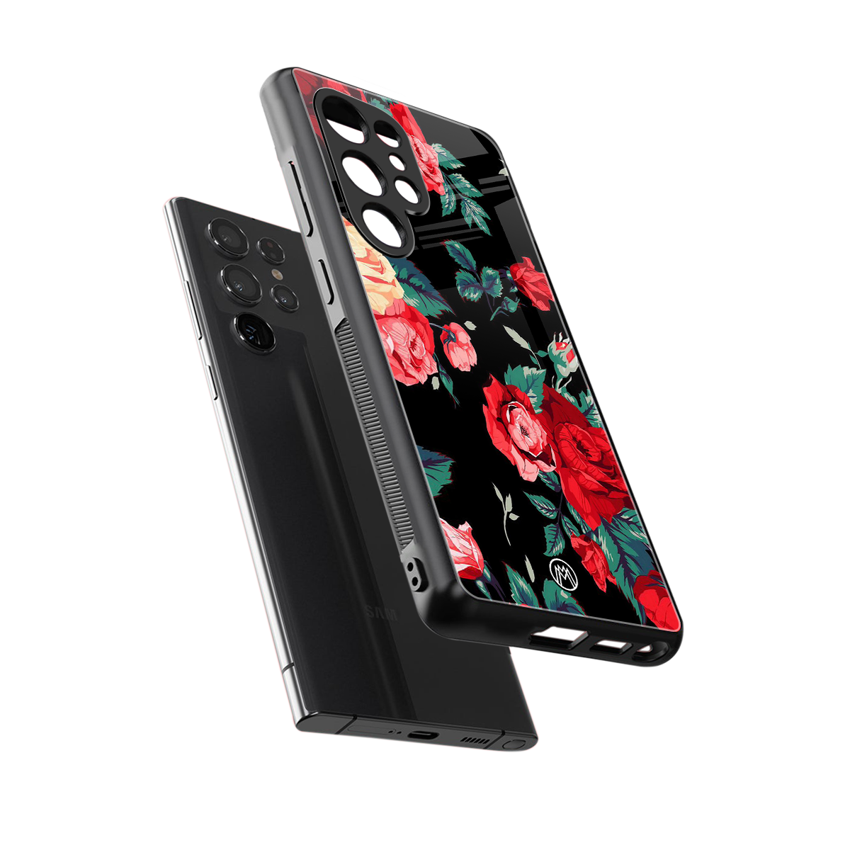 wildflower back phone cover | glass case for samsung galaxy s25 ultra