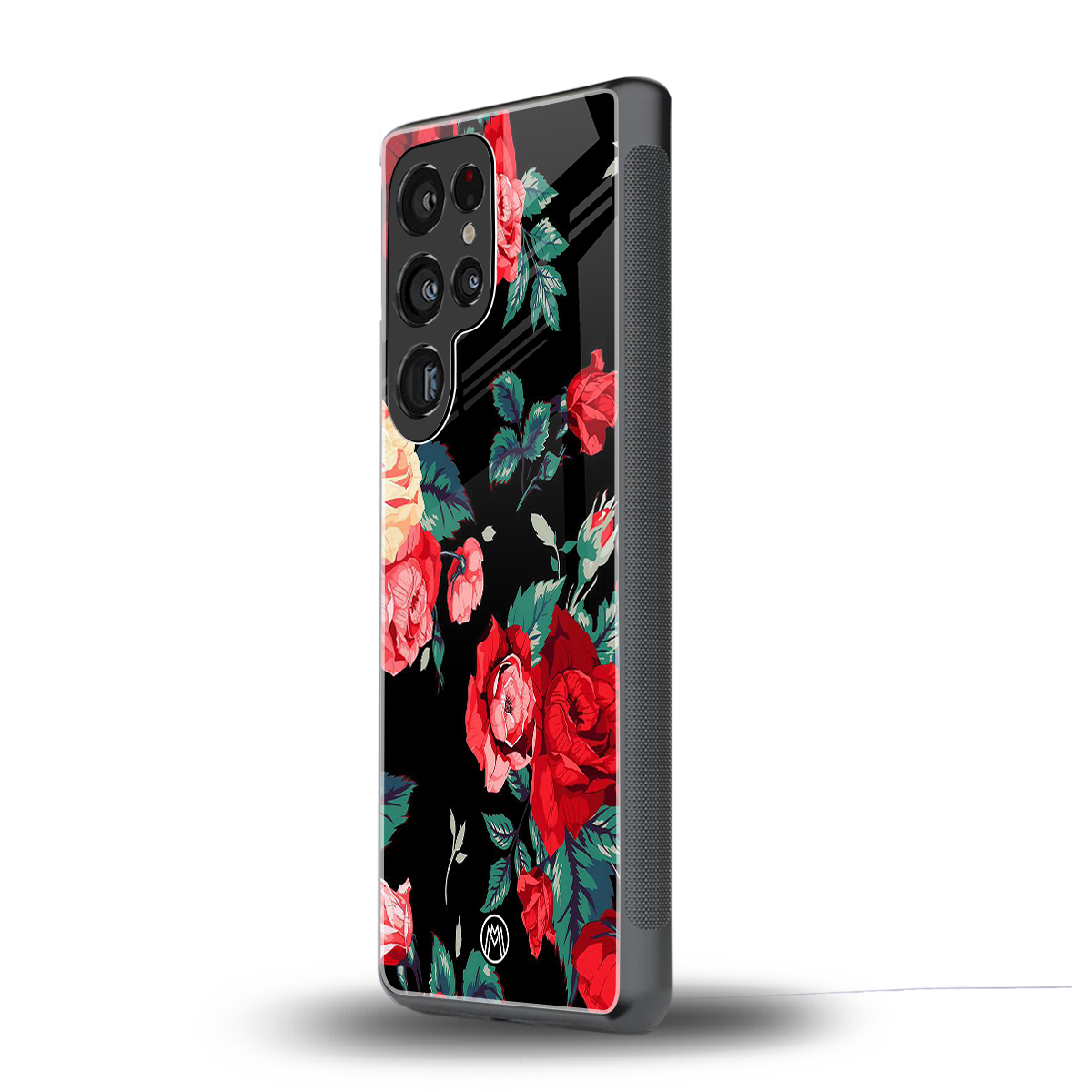 wildflower back phone cover | glass case for samsung galaxy s25 ultra
