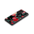 wildflower back phone cover | glass case for samsung galaxy s25 ultra