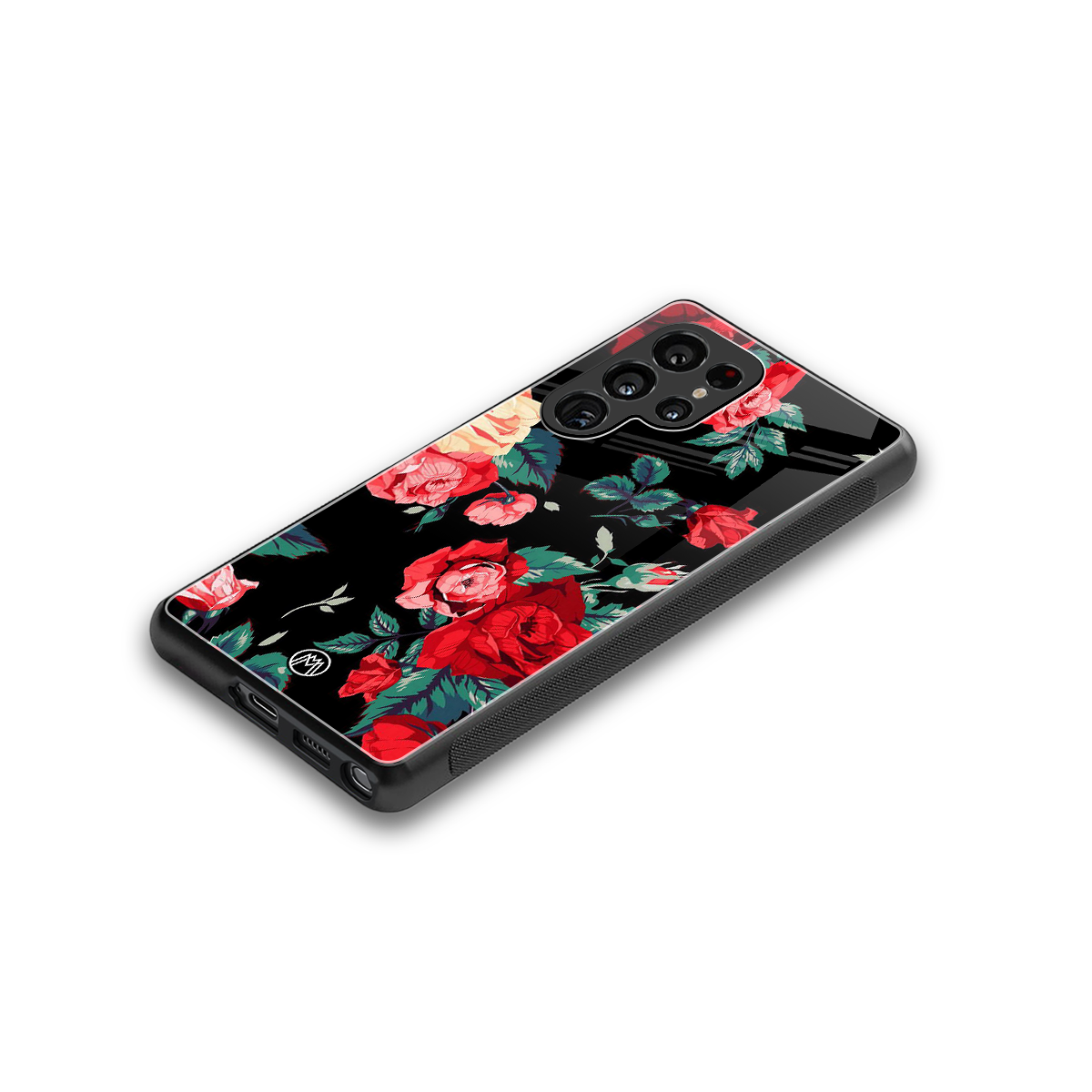 wildflower back phone cover | glass case for samsung galaxy s25 ultra