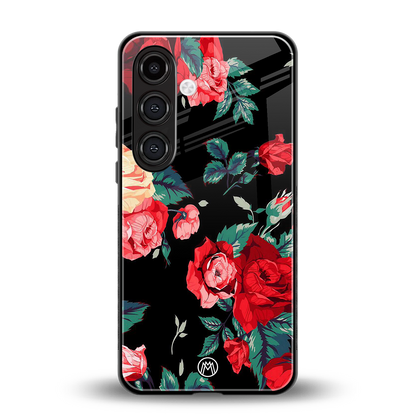 wildflower back phone cover | glass case for samsung galaxy s23