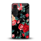 wildflower back phone cover | glass case for samsung galaxy s24 plus