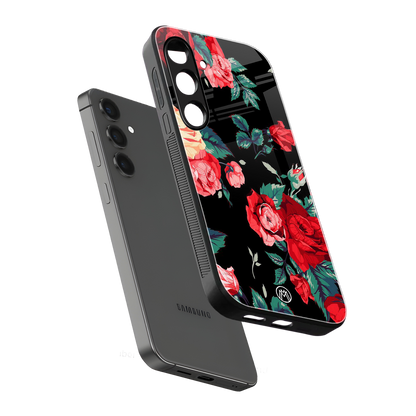 wildflower back phone cover | glass case for samsung galaxy s23