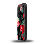 wildflower back phone cover | glass case for samsung galaxy s24 plus