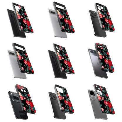 Durable Glass Back Mobile Case for iPhone, Samsung, OnePlus, Google Pixel, Redmi, Vivo, Oppo