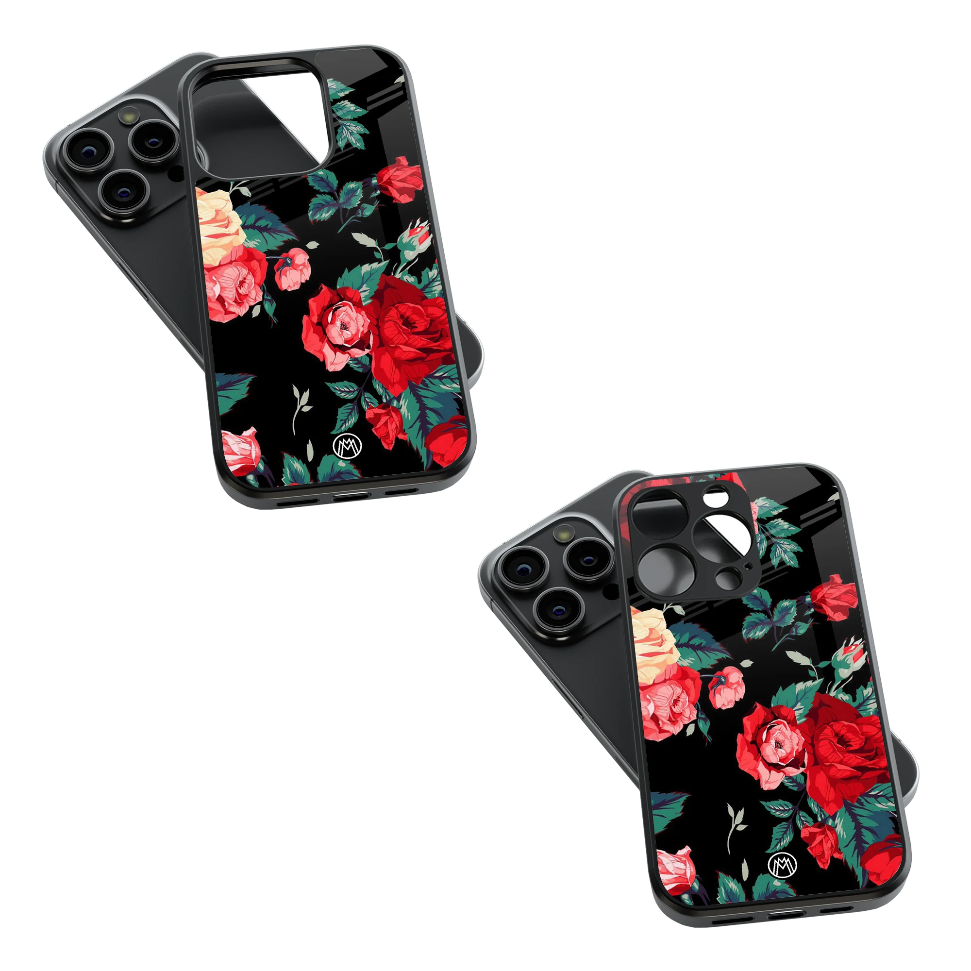 Trendy Glass Back Mobile Case for iPhone, Samsung, Redmi, OnePlus, Google Pixel, Motorola