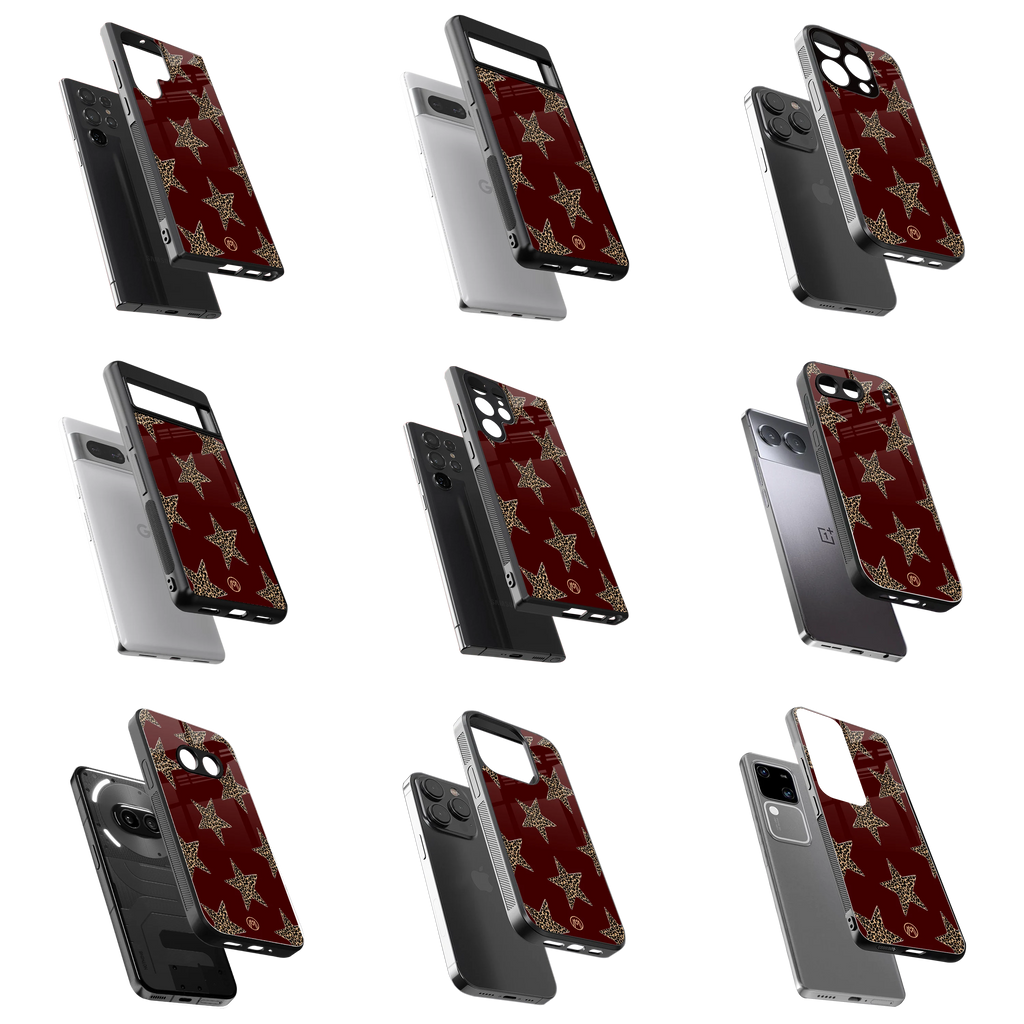 Durable Glass Back Mobile Case for iPhone, Samsung, OnePlus, Google Pixel, Redmi, Vivo, Oppo