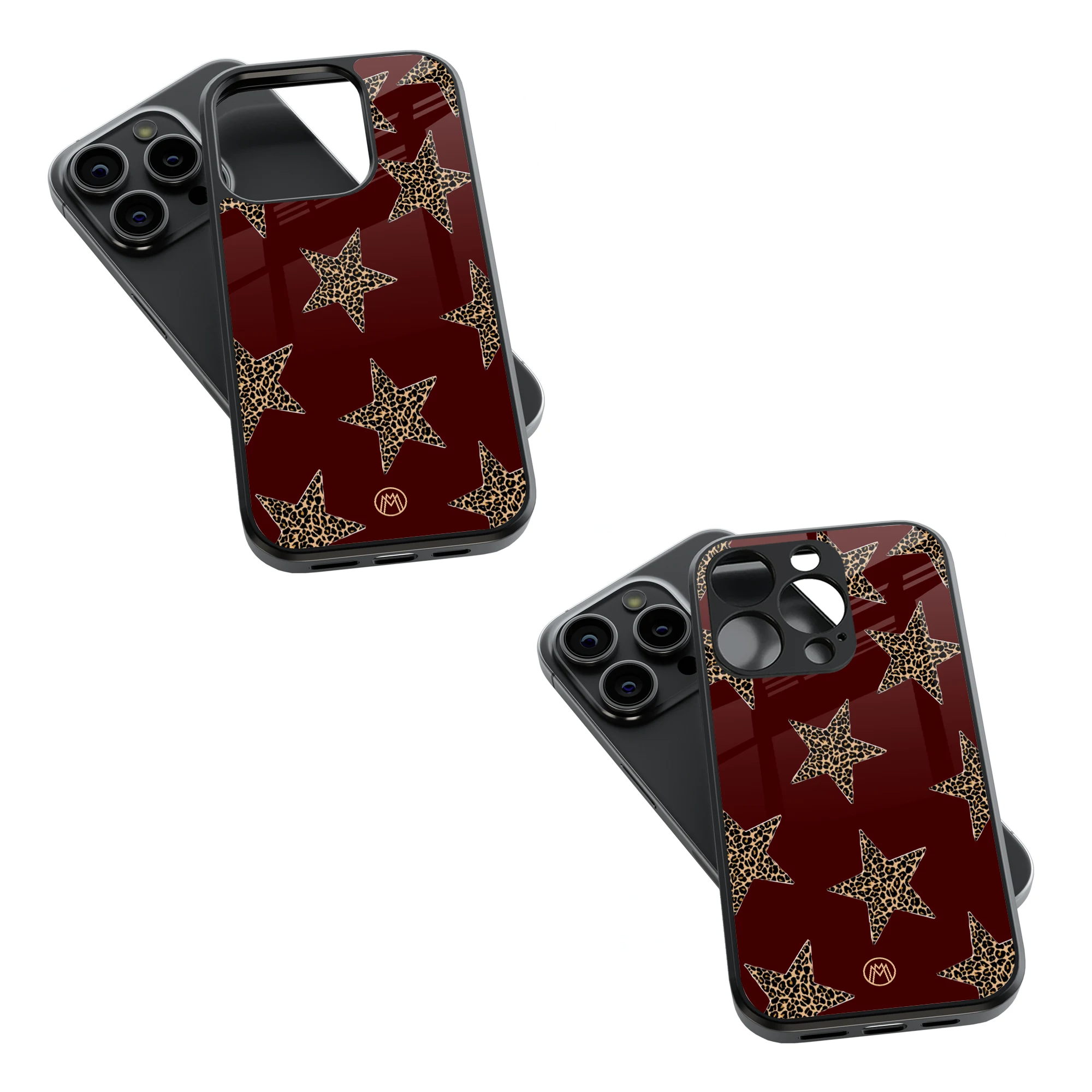 Trendy Glass Back Mobile Case for iPhone, Samsung, Redmi, OnePlus, Google Pixel, Motorola