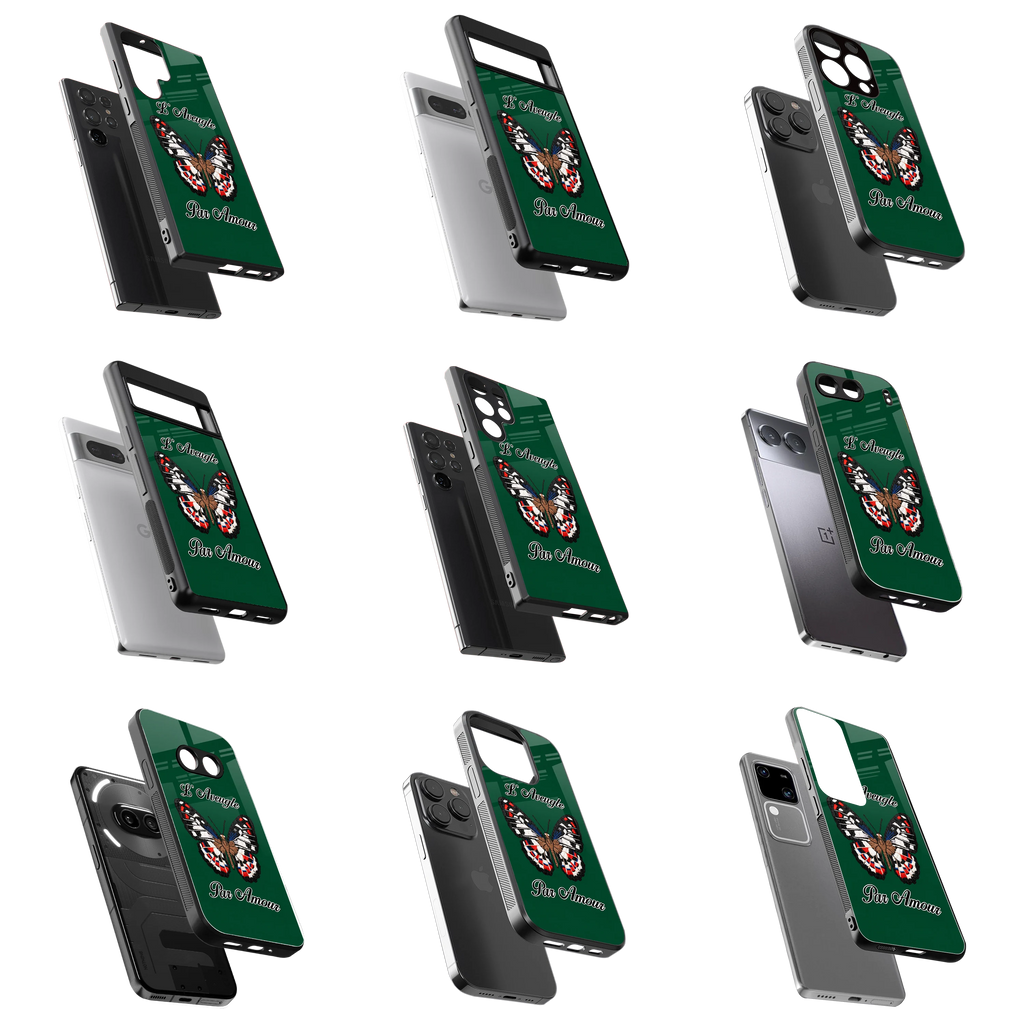 Durable Glass Back Mobile Case for iPhone, Samsung, OnePlus, Google Pixel, Redmi, Vivo, Oppo