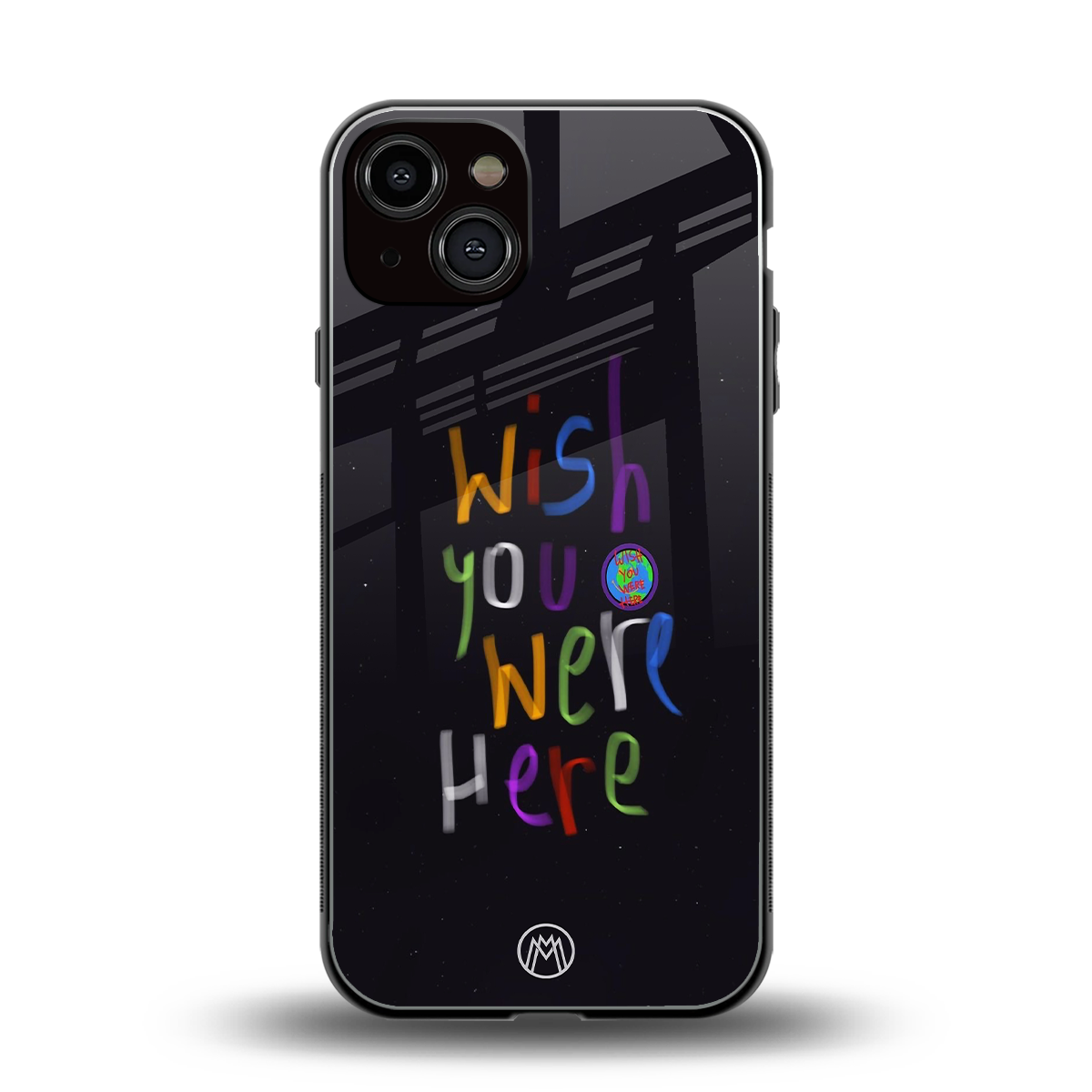wish you were here back phone cover | glass case for iphone 13