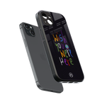wish you were here back phone cover | glass case for iphone 15 plus