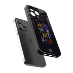 wish you were here back phone cover | glass case for iphone 15 pro max