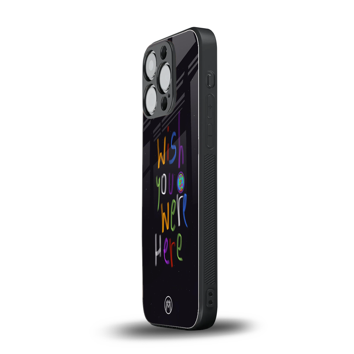 wish you were here back phone cover | glass case for iphone 16 pro