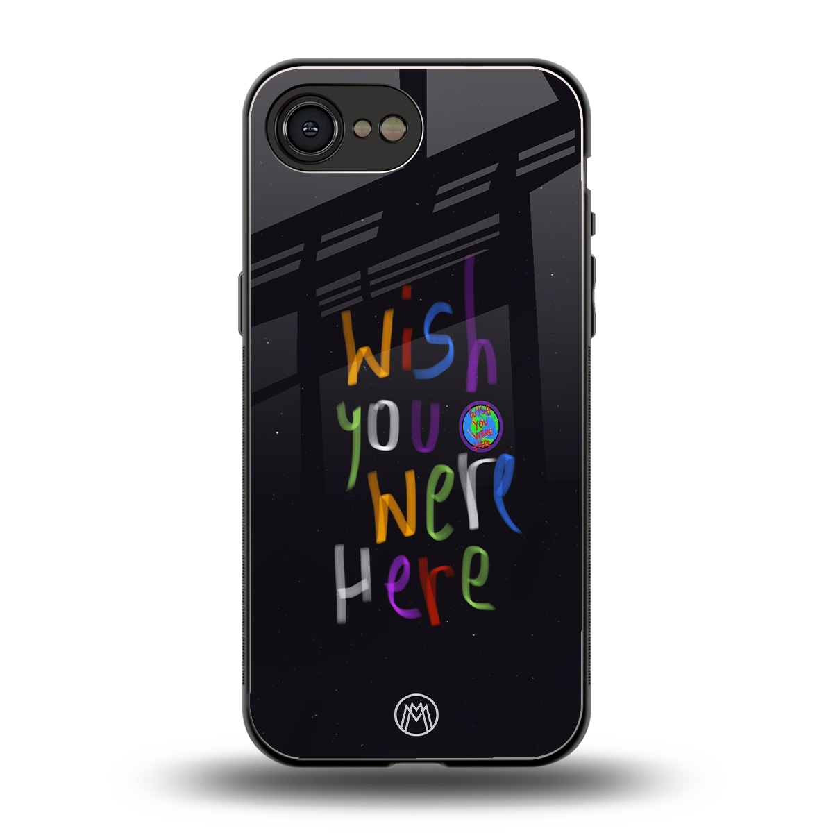 wish you were here back phone cover | glass case for iphone 16e
